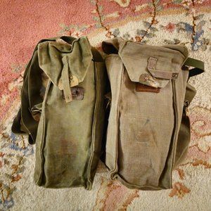 WW2 Military Radio / Magazine Bags